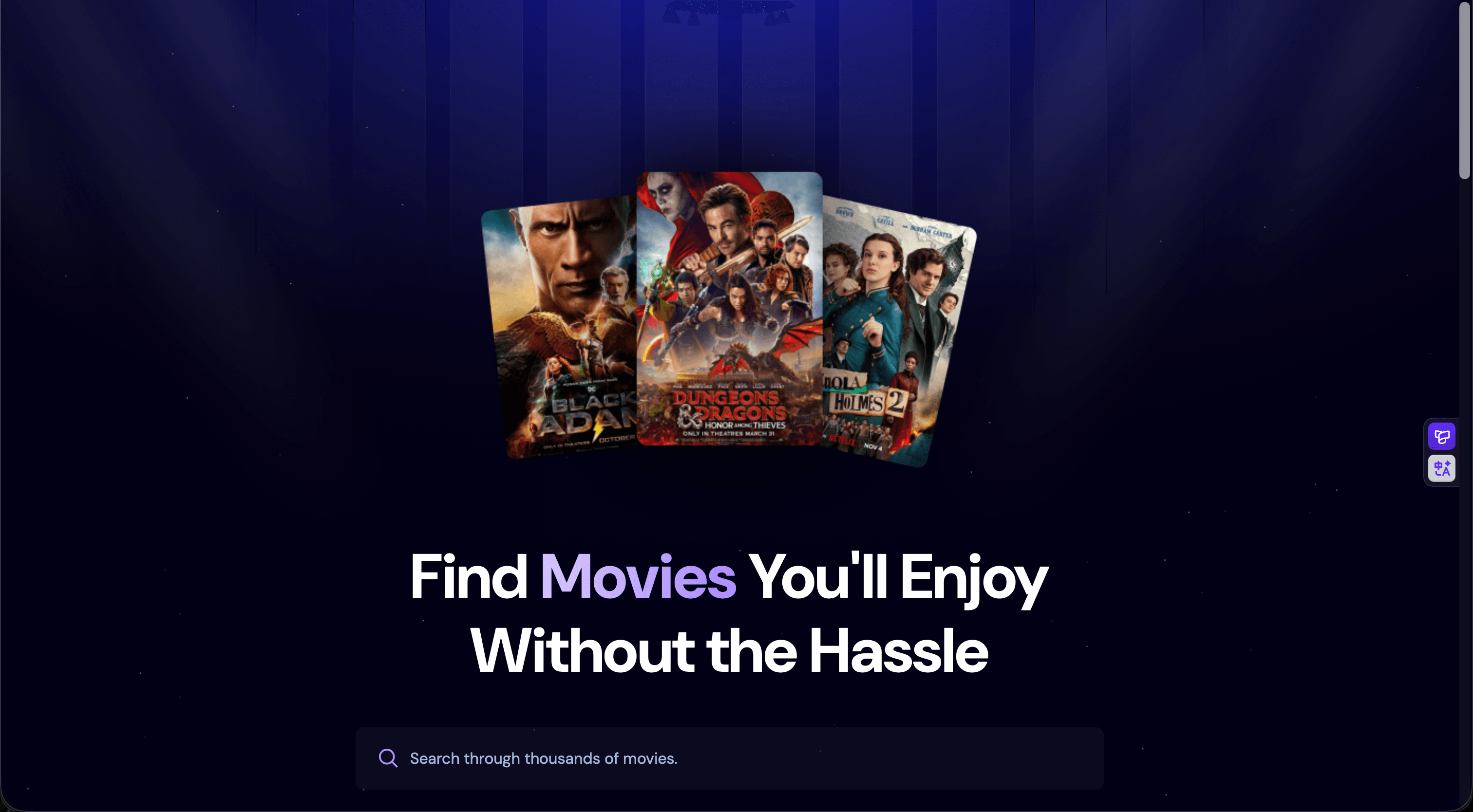 Movie Discovery - 模擬電影網站